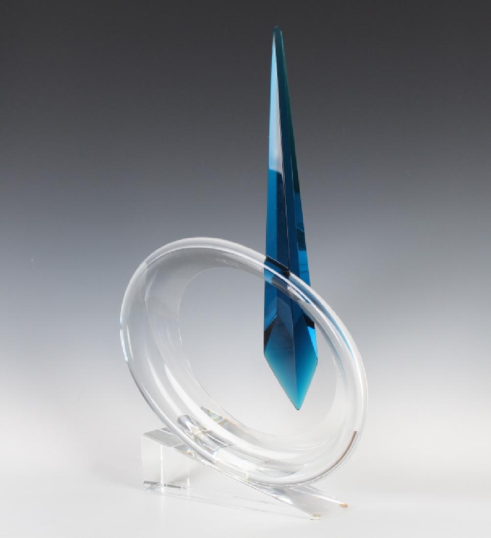 John Bingham Studio Art Glass Modern Sculpture 18" (1 of 7)