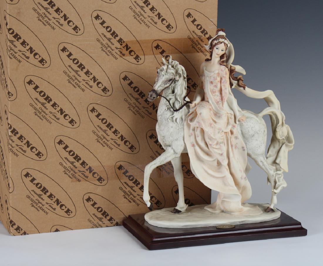 G Armani "Lady Horse Riding" #695 Figurine & Box (1 of 8)