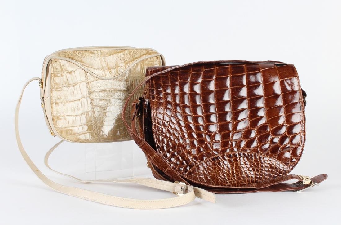 LOT of Alligator Skin Purse Handbags w G Borri Bag (1 of 4)