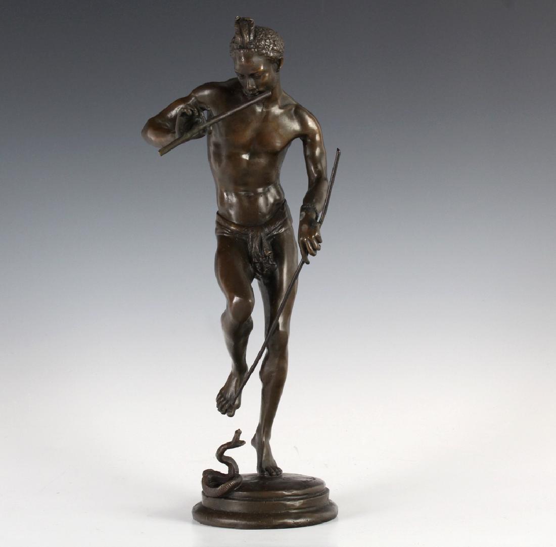 C. Arthur Bourgeois Snake Charmer Bronze Sculpture (1 of 9)