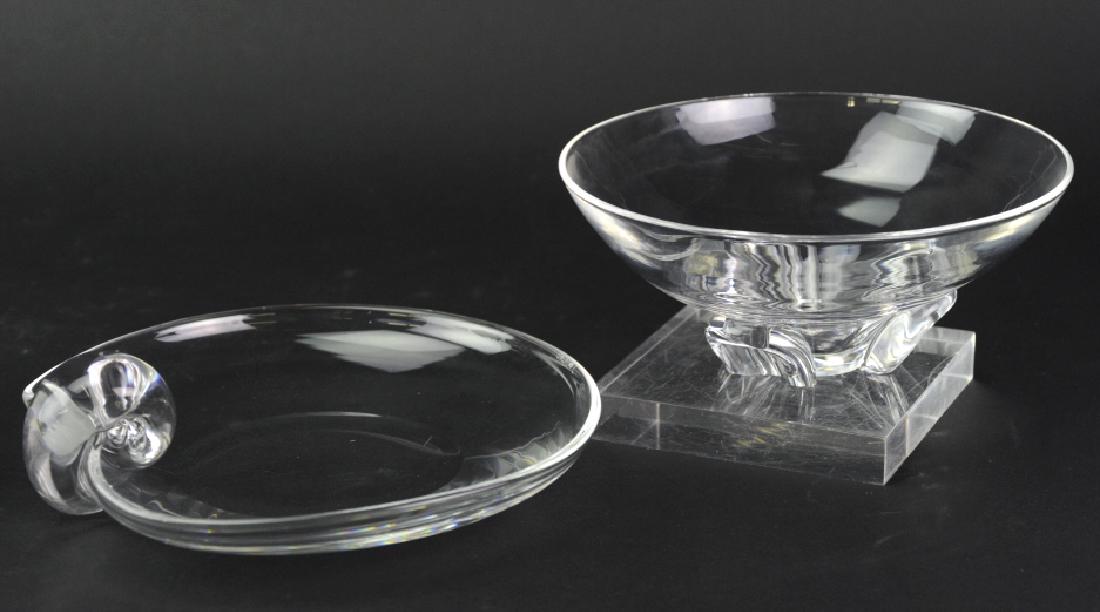 2 Steuben American Art Glass Crystal Modern Bowls (1 of 6)