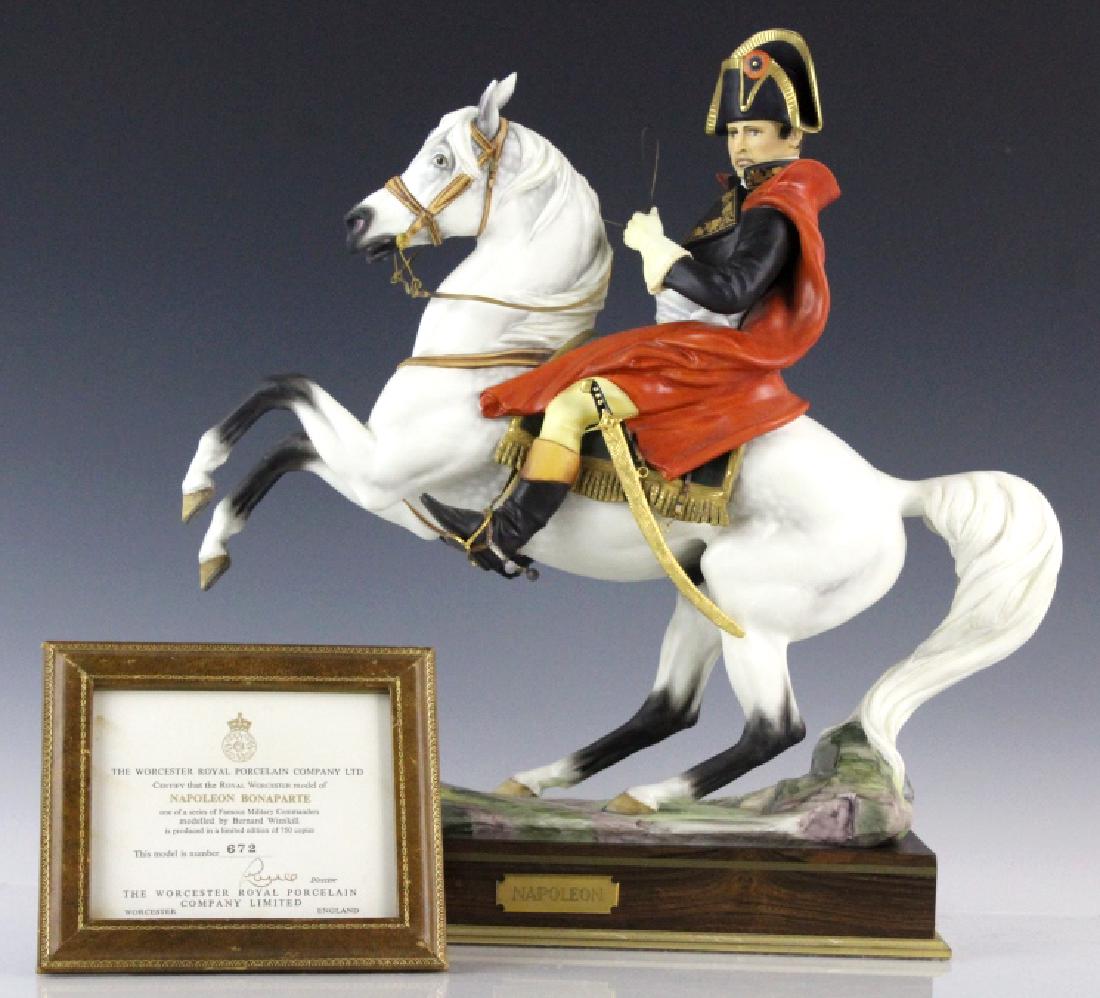 Royal Worcester Napoleon Horse Porcelain Figurine (1 of 10)