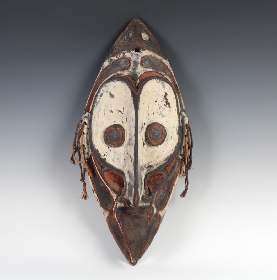 African Ceremonial Tribal Figural Face Mask Shield (1 of 7)