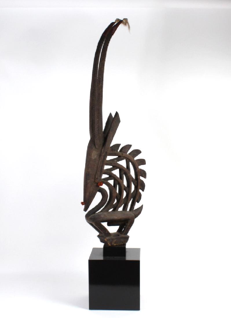 African Carved Wood Bamana Antelope Art Sculpture (1 of 7)