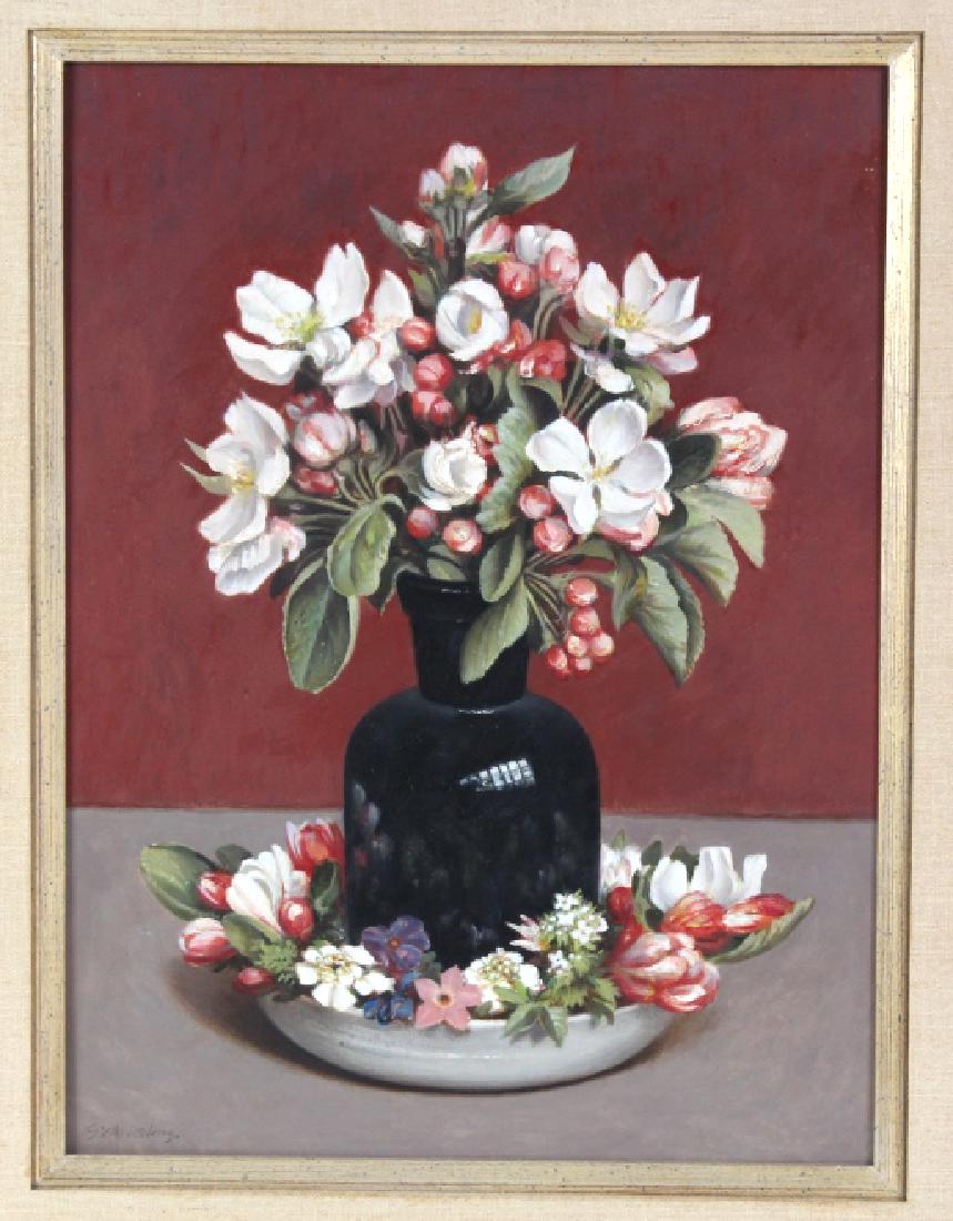 Gerard V.A. Roling Floral Still Life Oil Painting (1 of 7)