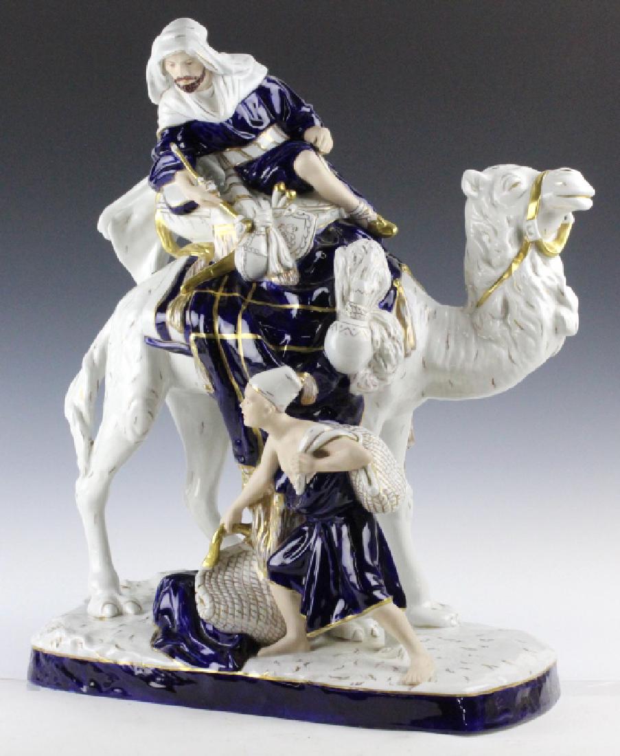 Royal Dux Porcelain Orientalist Figural Grouping (1 of 9)