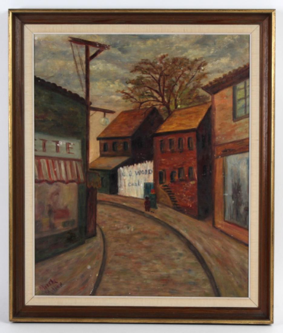 Martha Miller Street Scene Landscape Oil Painting (1 of 8)