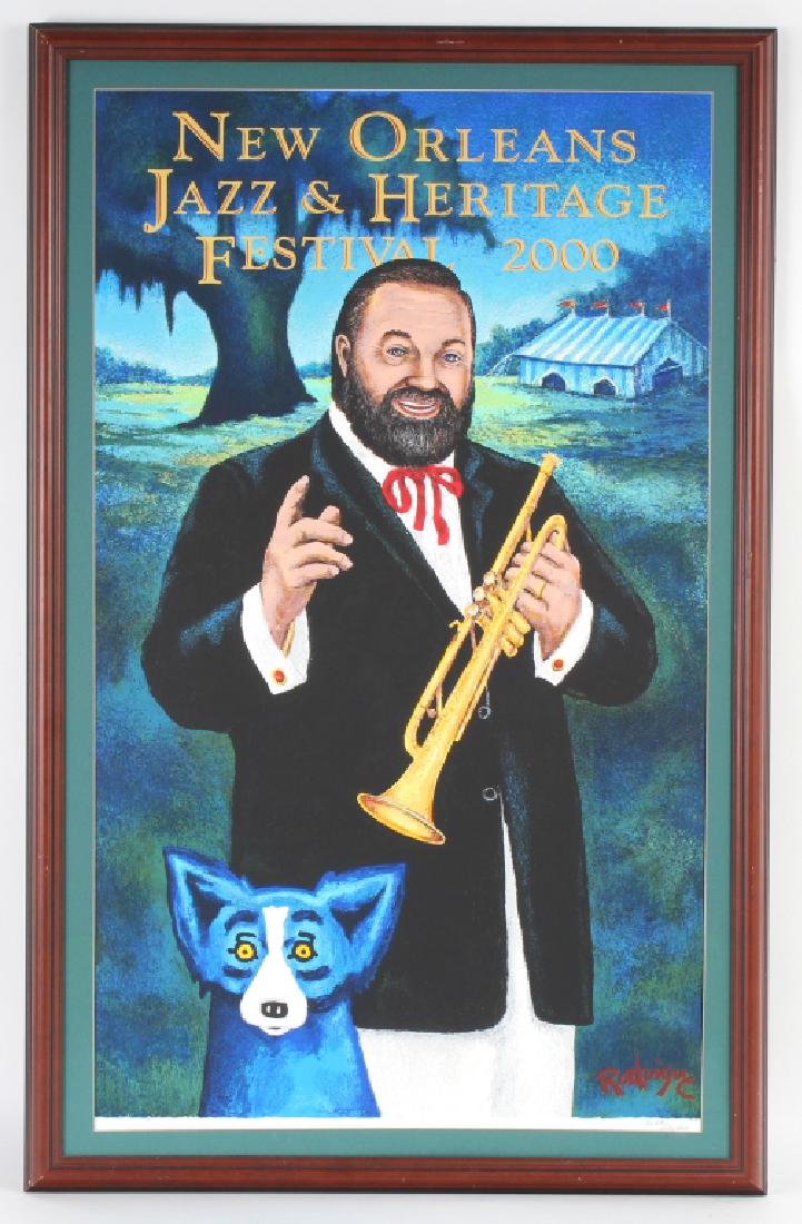 George Rodrigue New Orleans Jazz Festival LE Litho (1 of 6)