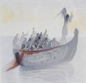 Salvador Dali Ship of Souls Art Lithograph SIGNED (1 of 6)