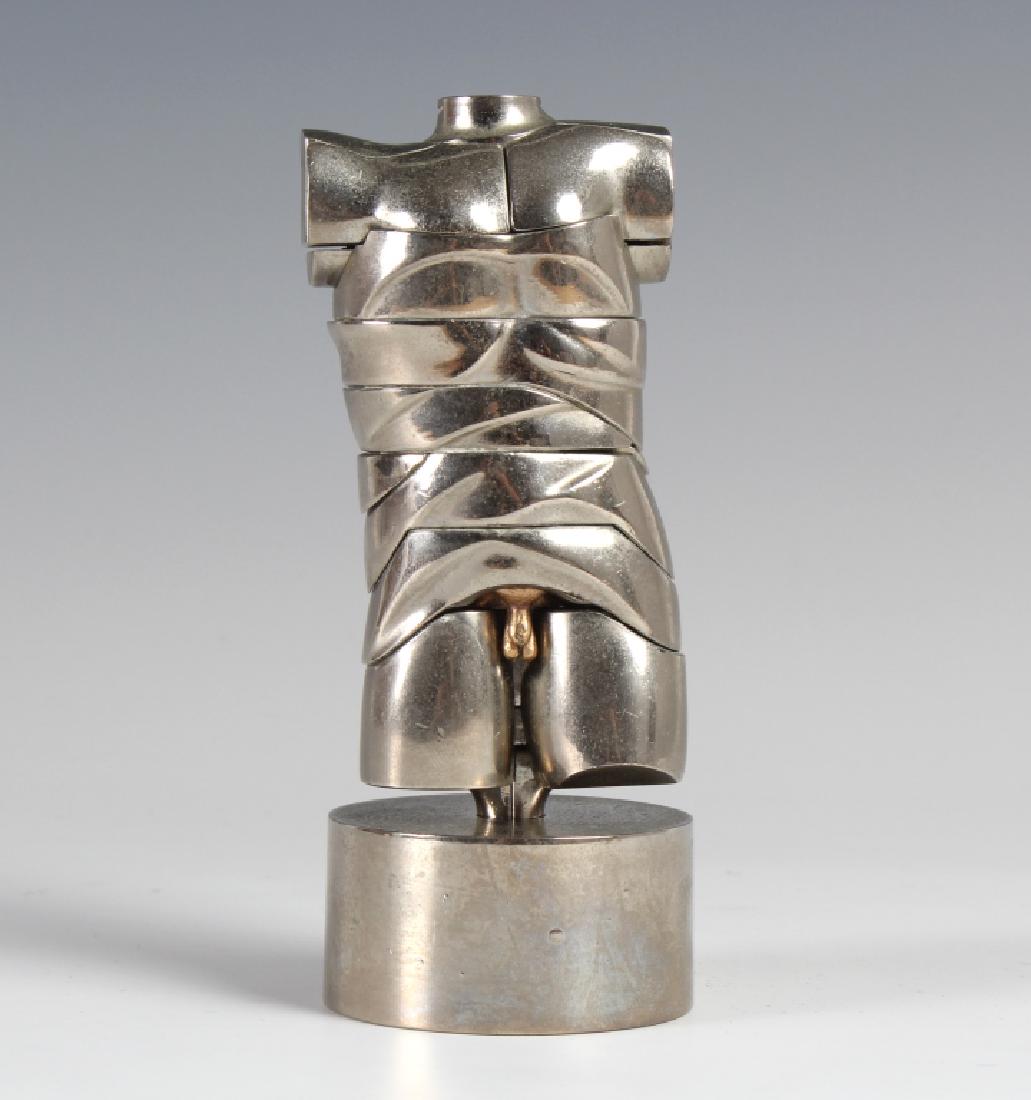 Miguel Berrocal Mini David Bronze Art Statue Sculpture (1 of 7)