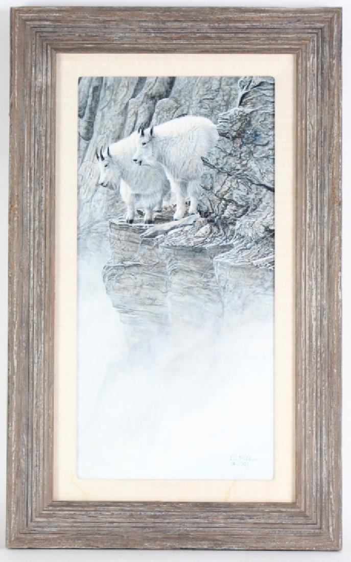 Darin Miller American Art "Mountain Goat" Oil Painting (1 of 6)