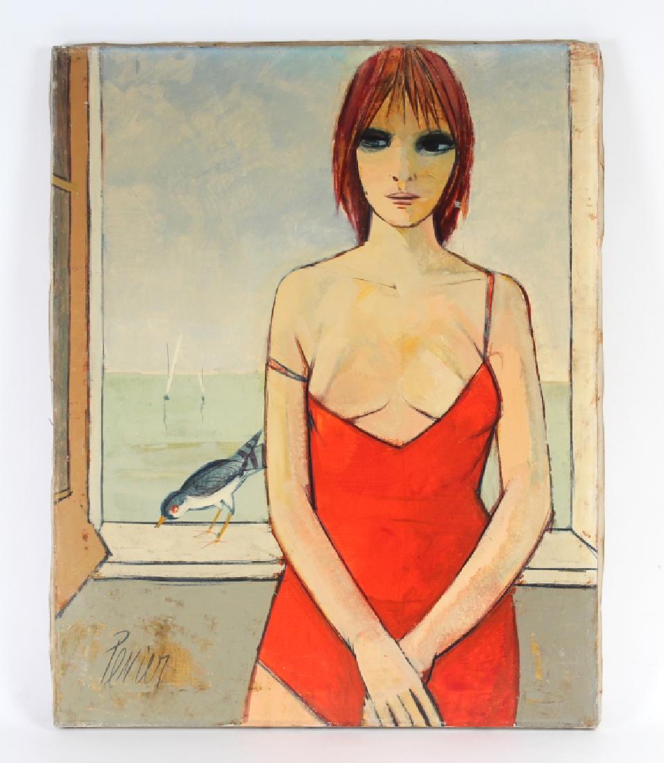 Charles Levier 1920-2003 French Portrait Art Painting (1 of 9)