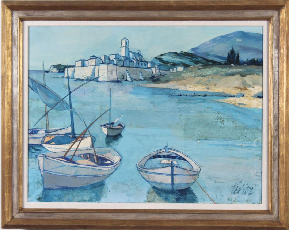 Charles Levier 1920-2003 French Art Seascape Painting (1 of 7)