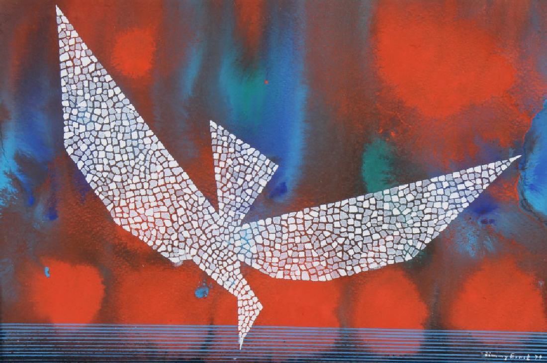 Jimmy Ernst (1920-1984) American Abstract Art Painting (1 of 5)