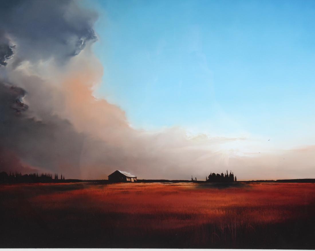 Richard Rowan Solace Reverse Oil On Glass Painting (1 of 7)