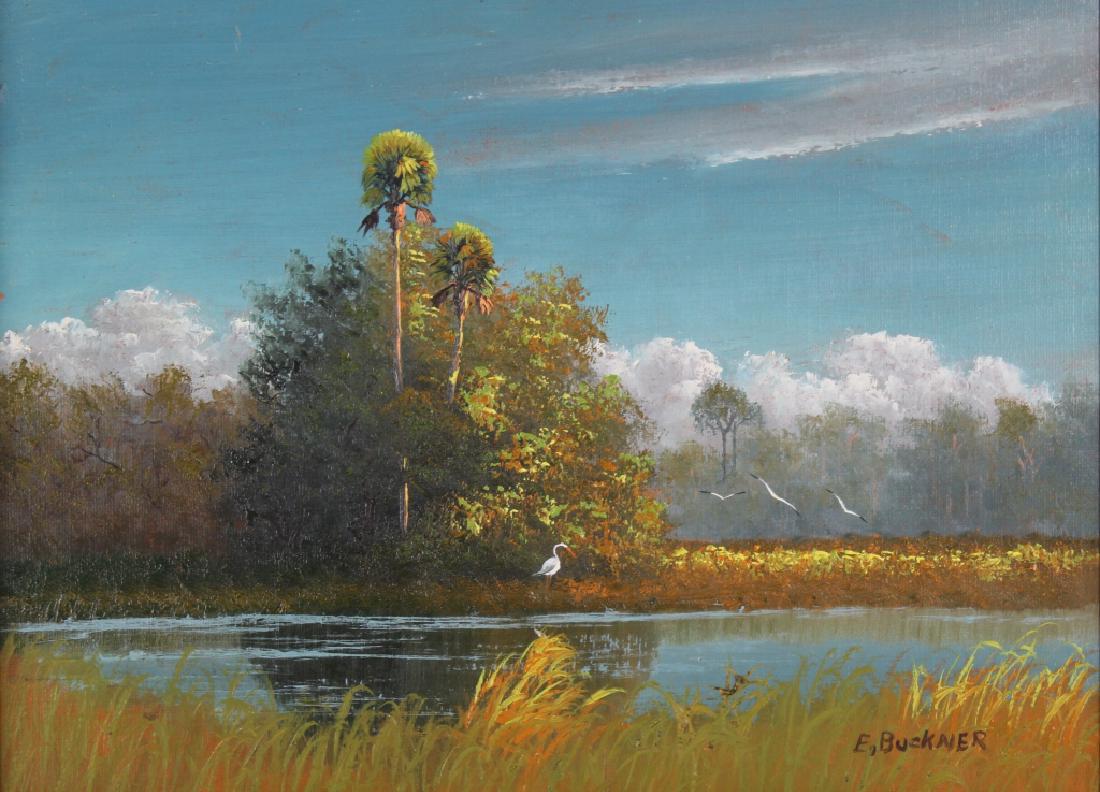 Ellis Buckner FL Highwaymen Landscape Art Oil Painting (1 of 5)