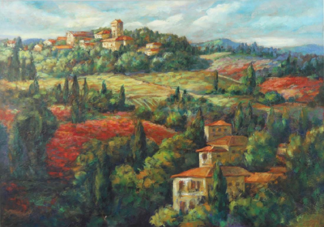 Signed Italian Landscape Oil Painting MYSTERY ART (1 of 4)