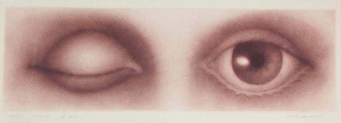 Rodolfo Abularach Noche y Dia LE Lithograph SIGNED (1 of 5)