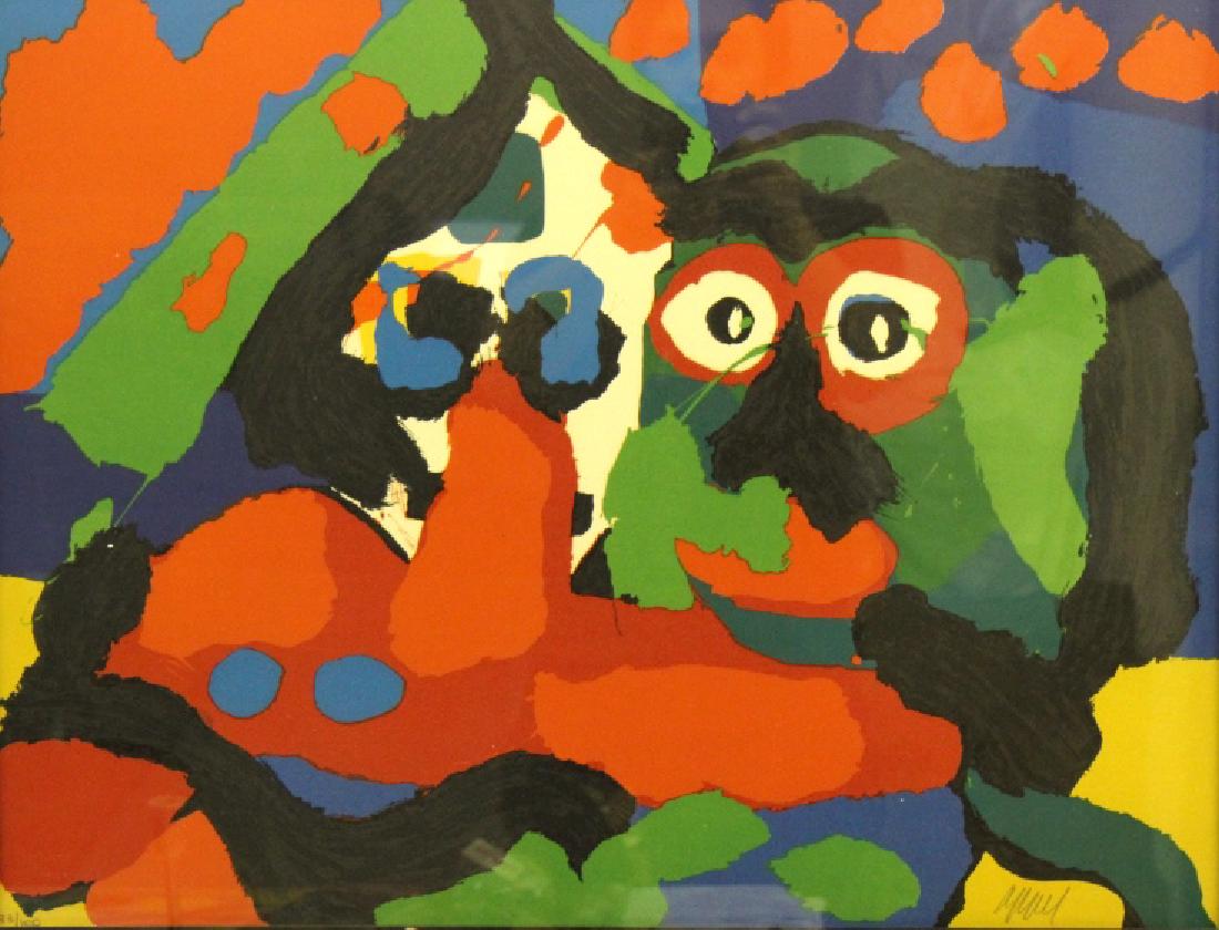 Karel Appel Abstract Art Paris Lithograph SIGNED (1 of 5)