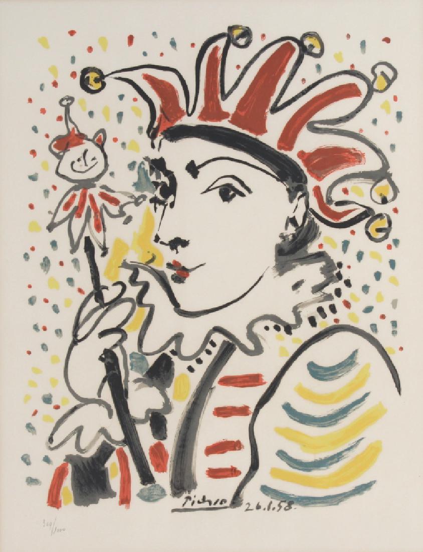 Pablo Picasso Jester Clown LE Litho Lithograph (1 of 7)