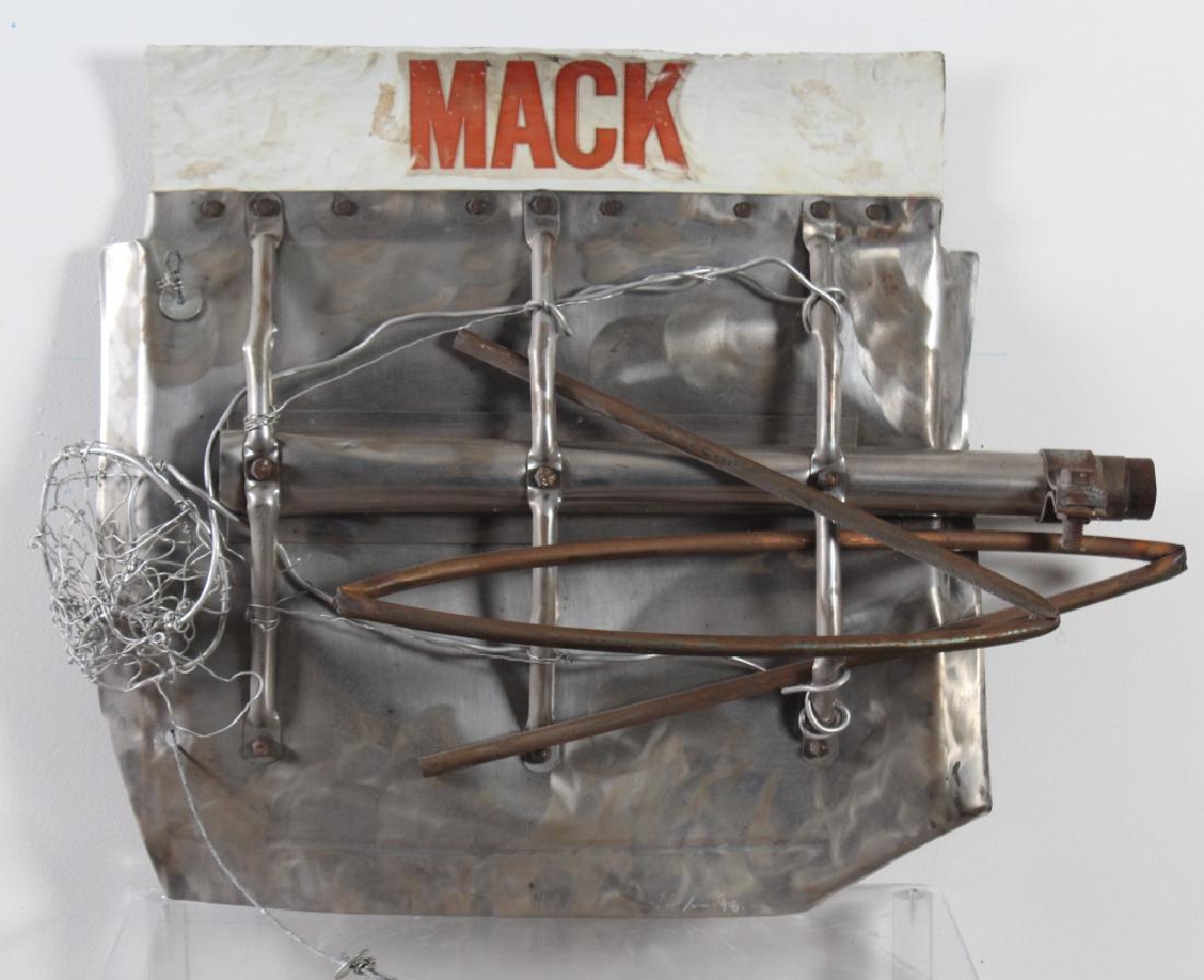 Mixed Metal Abstract Sculpture Art Collage MYSTERY (1 of 4)