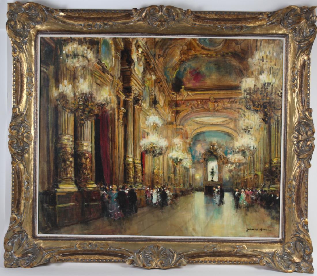 Jules Rene Herve Ballrome Dancing Oil Painting (1 of 9)