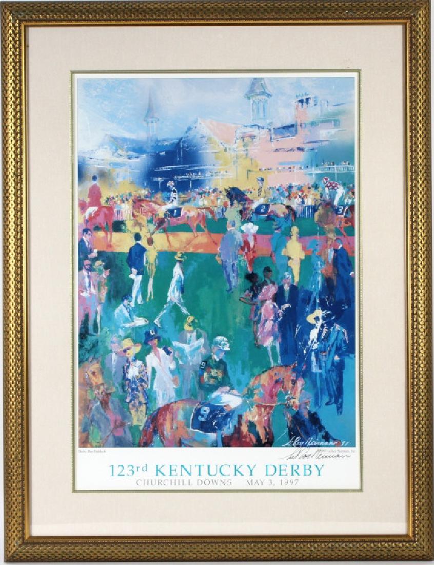 Leroy Neiman 123rd Kentucky Derby Poster SIGNED