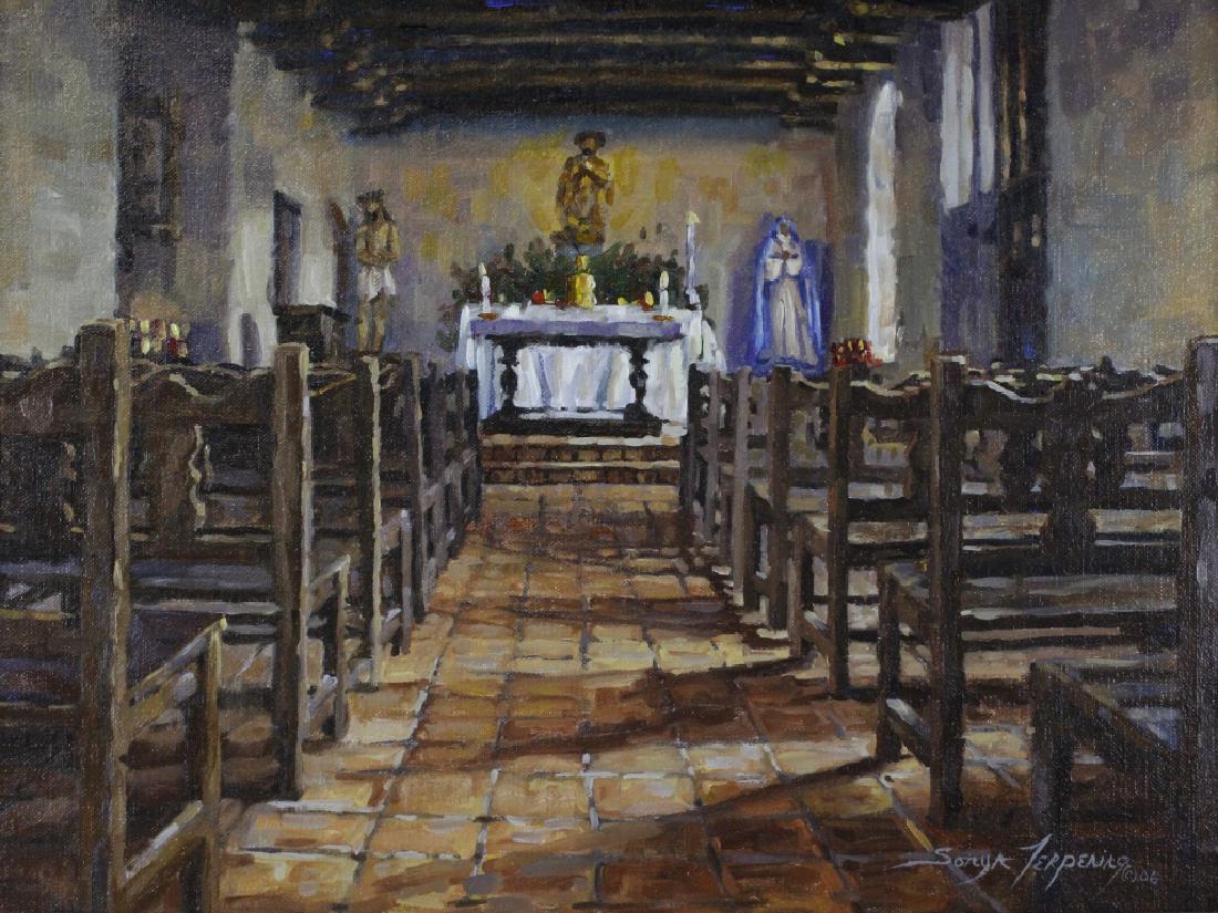 Sonya Terpening American Interior Oil Painting (1 of 6)