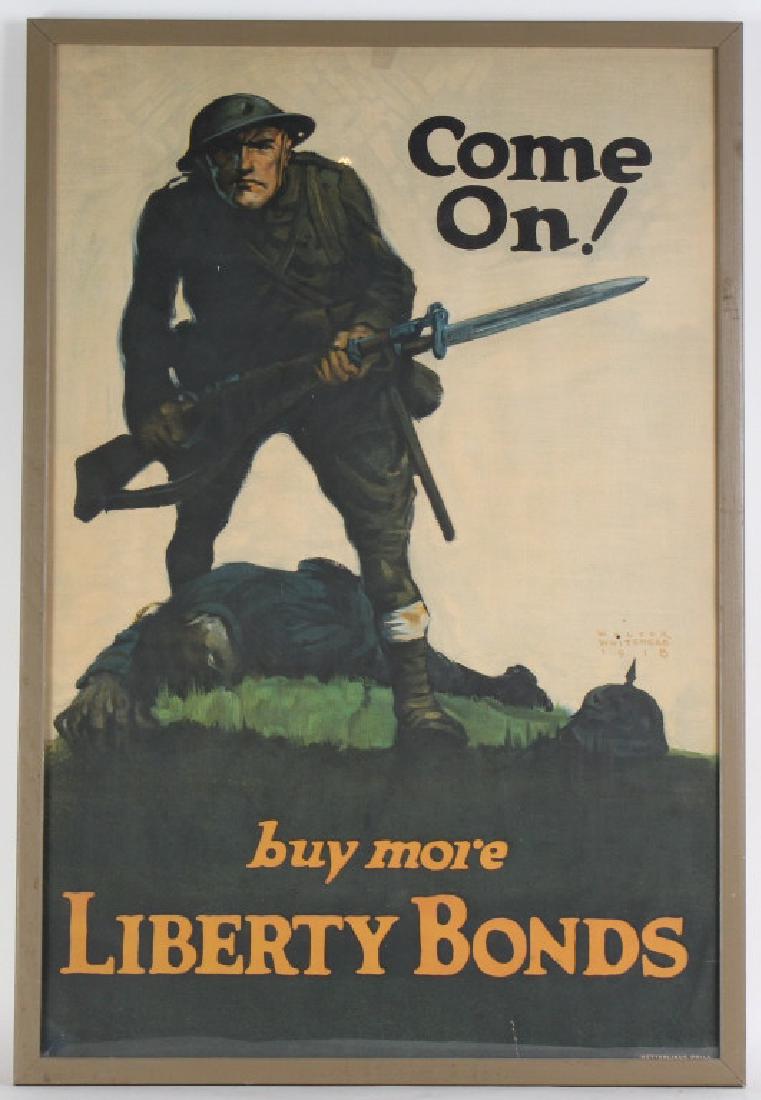 WWI Come On Buy Liberty Bond War Propaganda Poster (1 of 7)