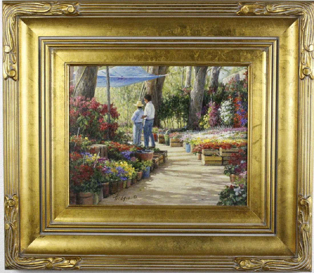 Annette Hodges American Flower Market Oil Painting (1 of 7)