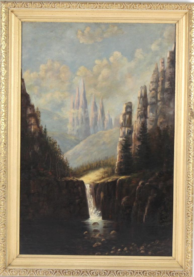 Antique European Landscape Oil Painting MYSTERY (1 of 5)