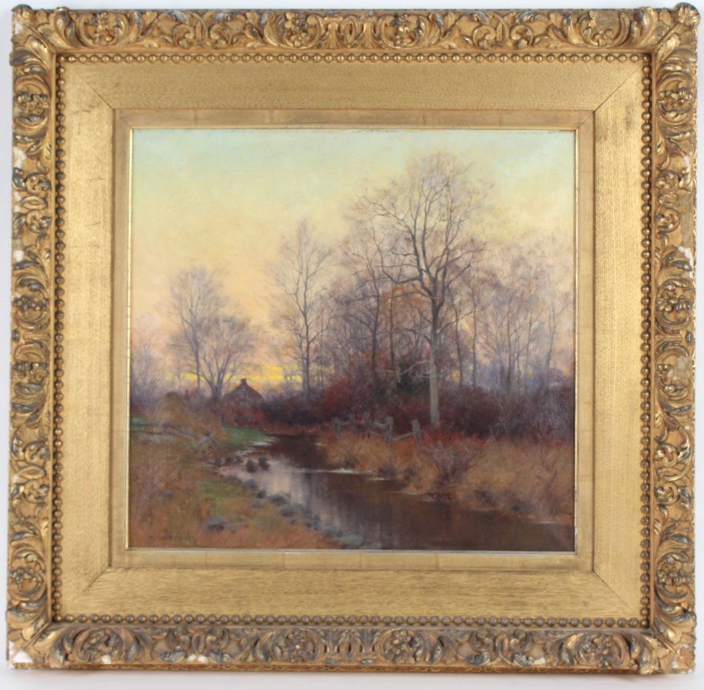 William Merritt Post 1856-1935 American Landscape (1 of 6)
