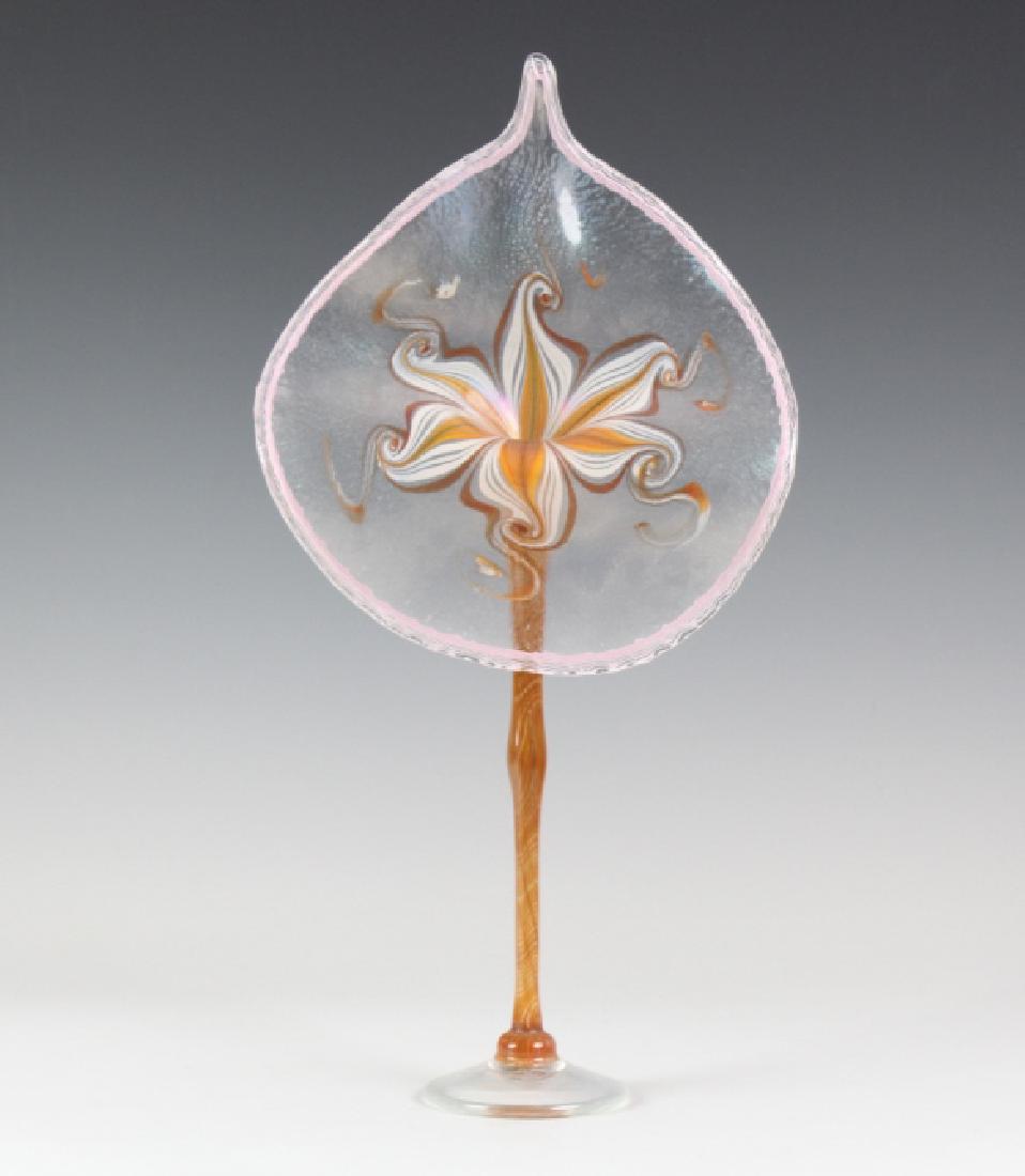 Vandermark Art Glass Jack In The Pulpit Vase 19" (1 of 7)