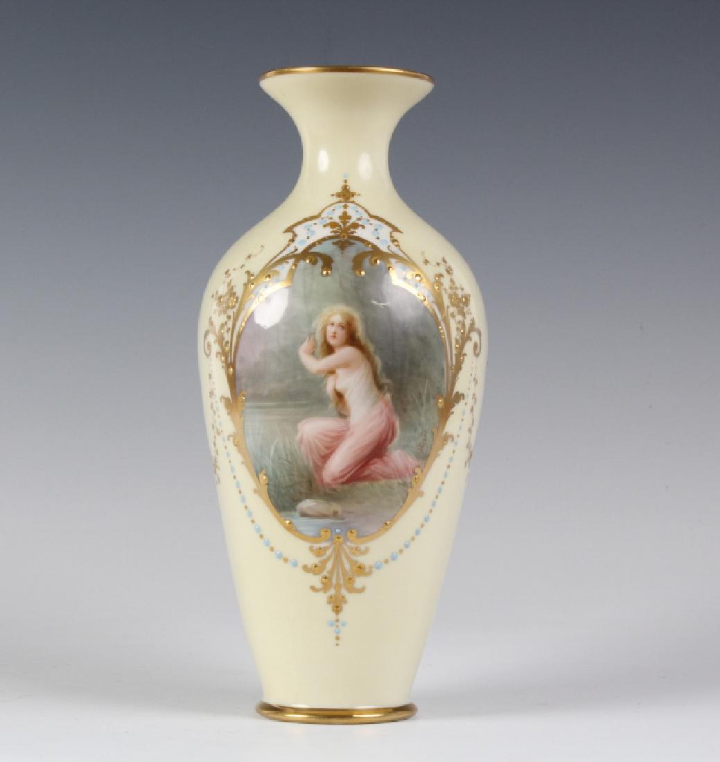 Lenox Signed Nosek Enamel Maiden Porcelain Vase (1 of 6)