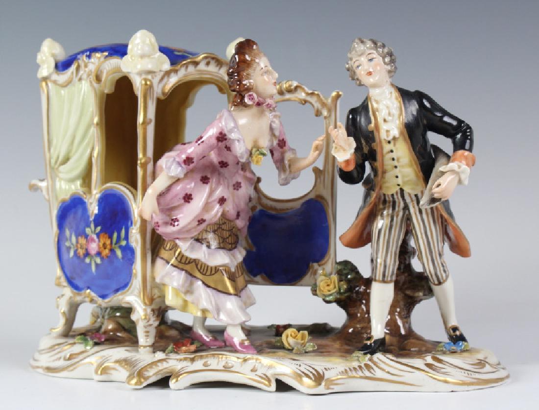 Antique Continental Figural Porcelain Figurine (1 of 6)