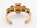 LARRY PINTO Navajo 14K GOLD Turquoise Bracelet 44g - 3