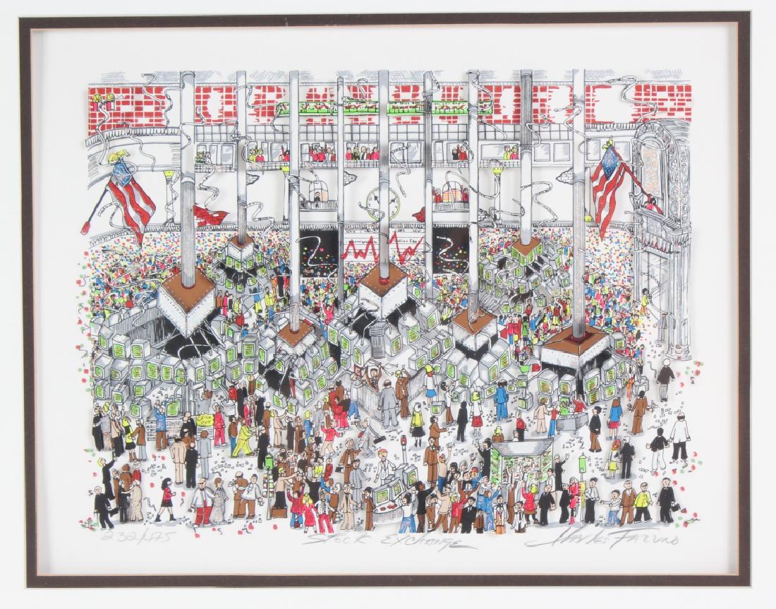 Charles Fazzino New York Stock Exchange L/E Print (1 of 6)