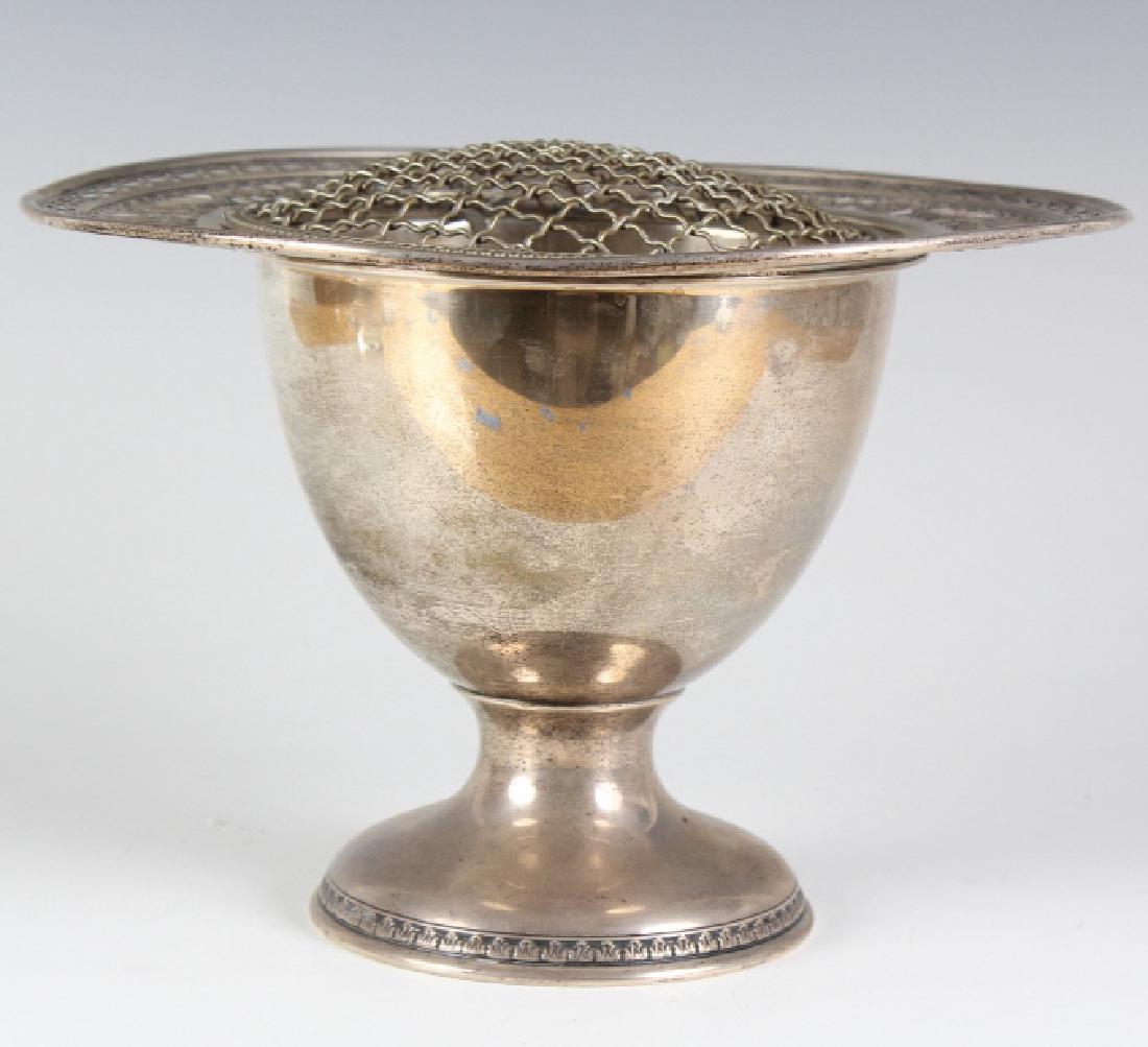 DURGIN Sterling Silver Reticulated Centerpiece (1 of 5)