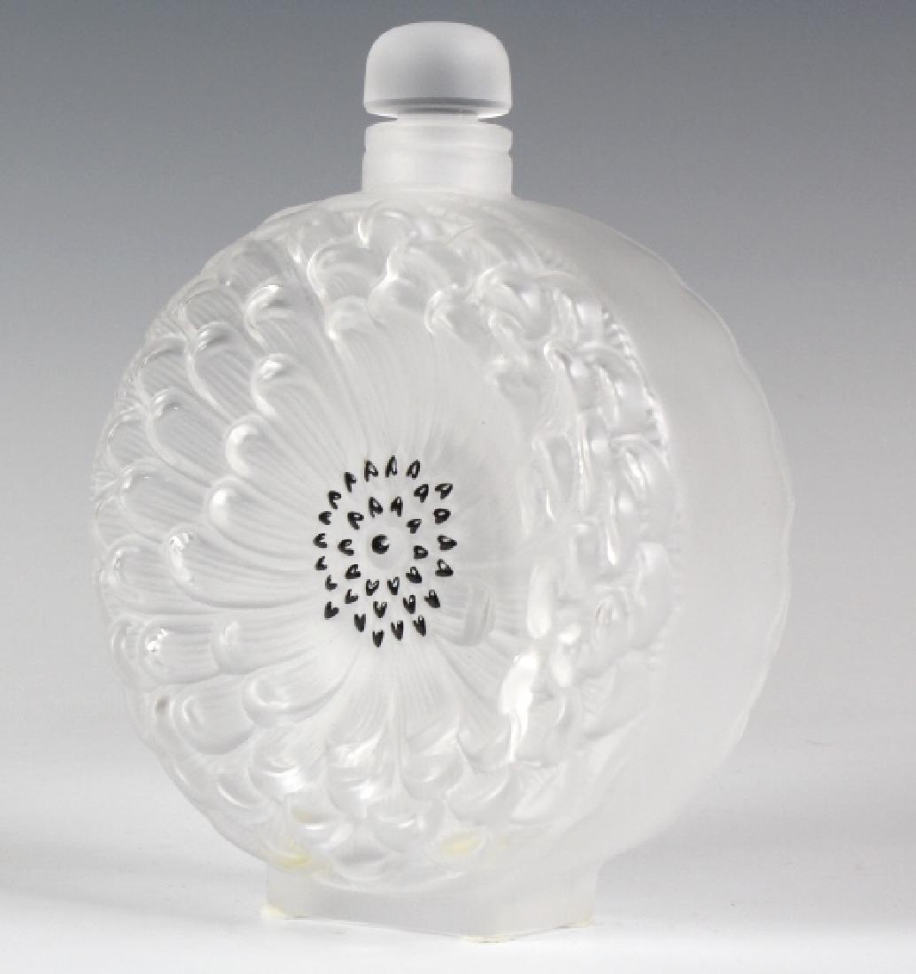 LALIQUE French Art Glass Dahlia Perfume Bottle (1 of 8)