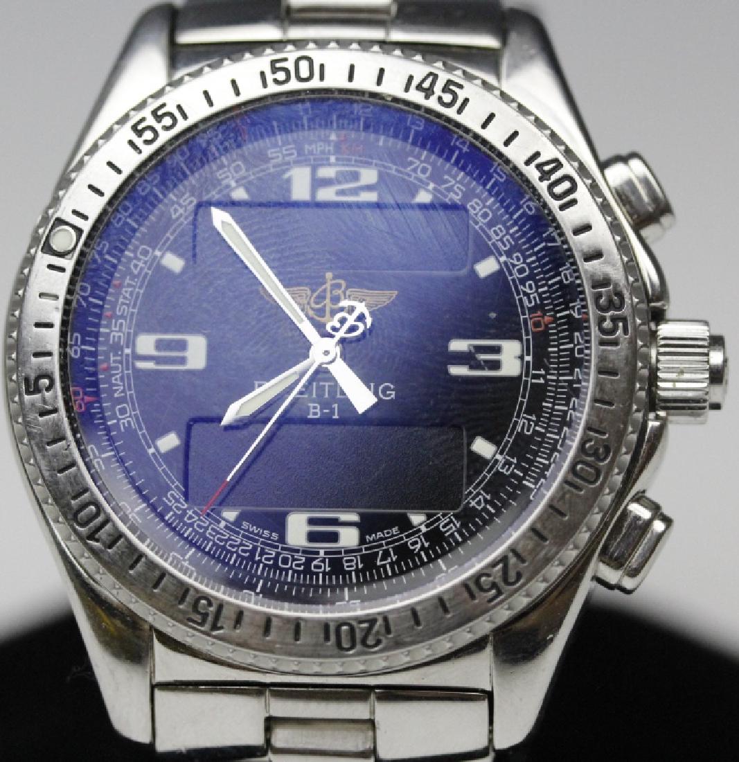 BREITLING Stainless Steel B1 Chronograph Watch (1 of 5)