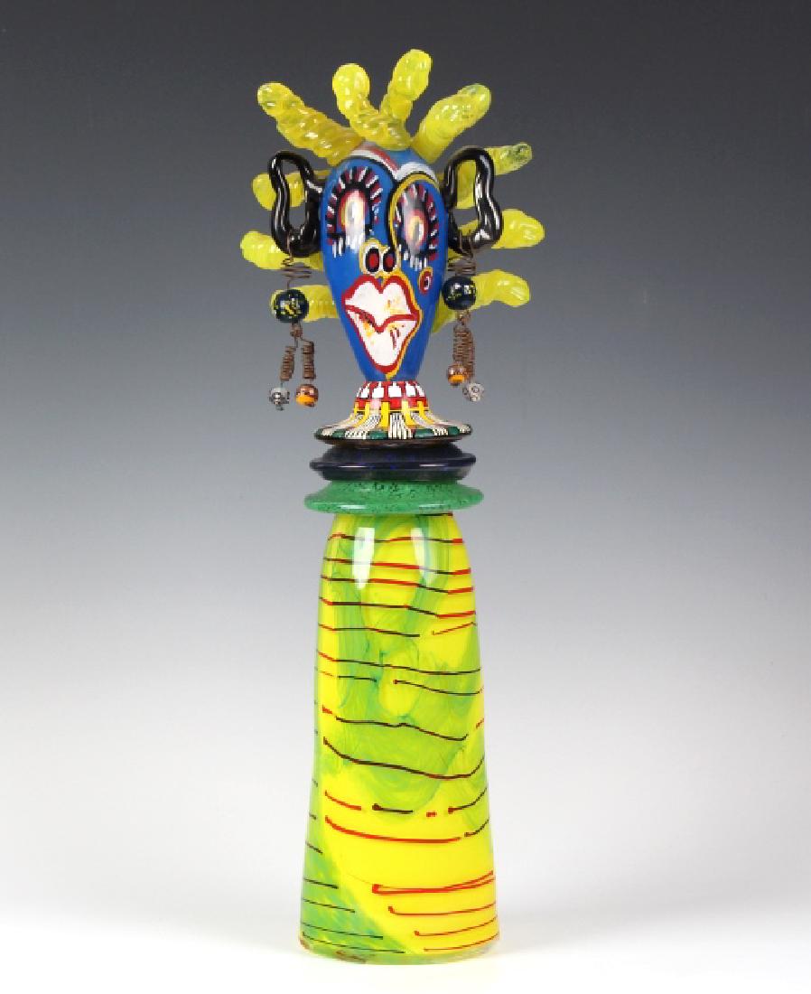 Gavin Heath Studio Glass African Doll Sculpture (1 of 7)