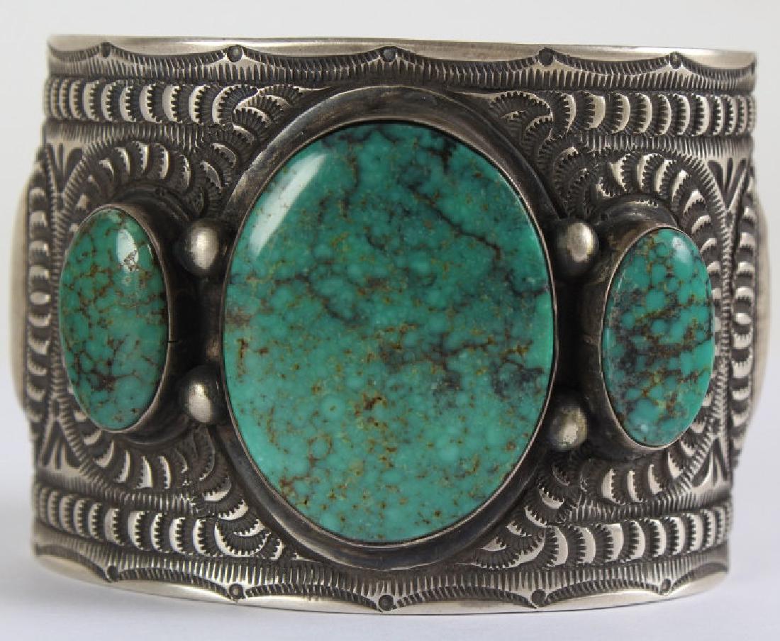 Herman Smith Navajo Sterling Silver Cuff Bracelet (1 of 6)