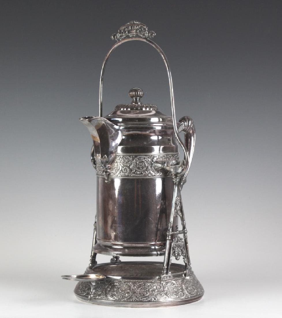Antique Wilcox Silver Plate Hot Water Urn & Stand (1 of 8)