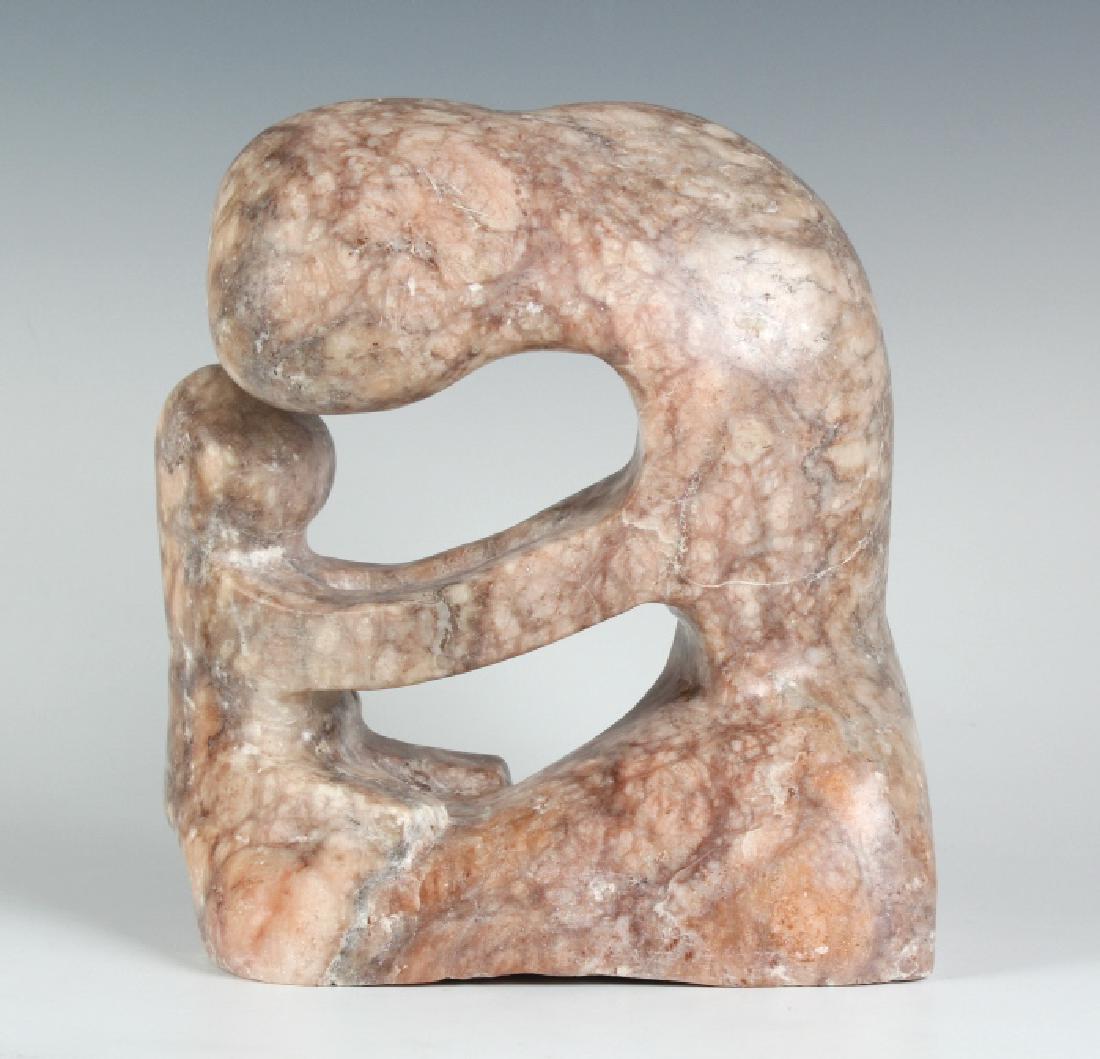 Mystery Artist Abstract Modernist Stone Sculpture (1 of 3)