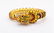 DESIGNER 18k Gold Enamel Diamond Tiger Bracelet - 6
