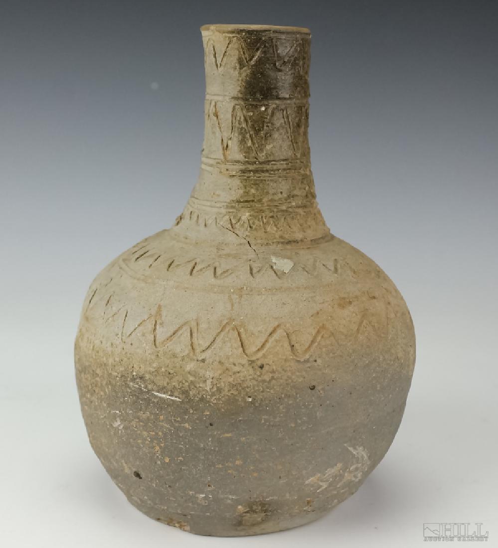 Korean 6thC Earthenware Ceramic Bottle BASS MUSEUM (1 of 7)