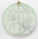Chinese 14k Gold Green Jade Panda Bear Pendant - 6