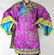 Chinese Embroidered Purple Imperial Yellow Robe - 5