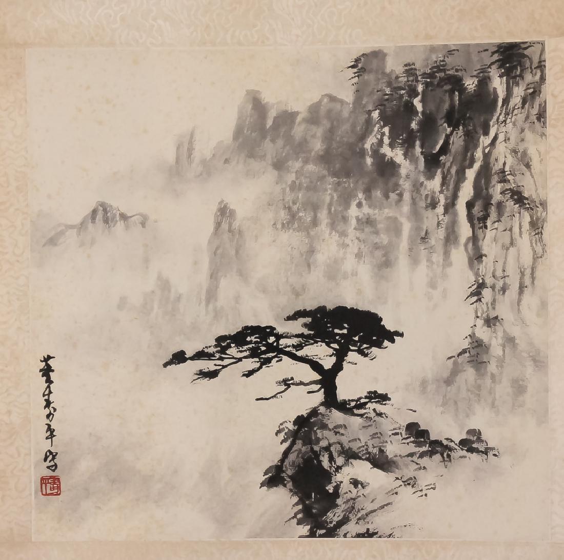 E. Asian Chinese Japanese Oriental Scroll Painting (1 of 5)