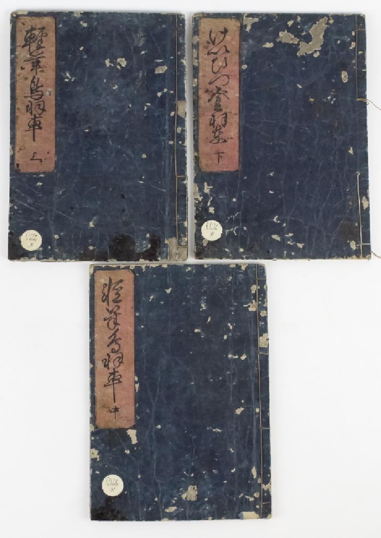 3 Rare 18th C. Japanese Caricature Woodblock Books (1 of 5)